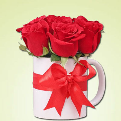 "Roses in a Mug - Click here to View more details about this Product